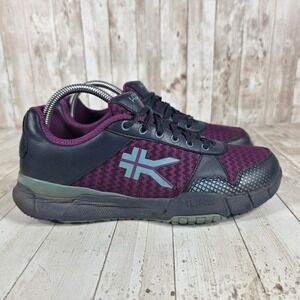 Kuru Womens Size 9 Medium Purple Black Athletic‎ Shoes Sneakers Comfort Support
